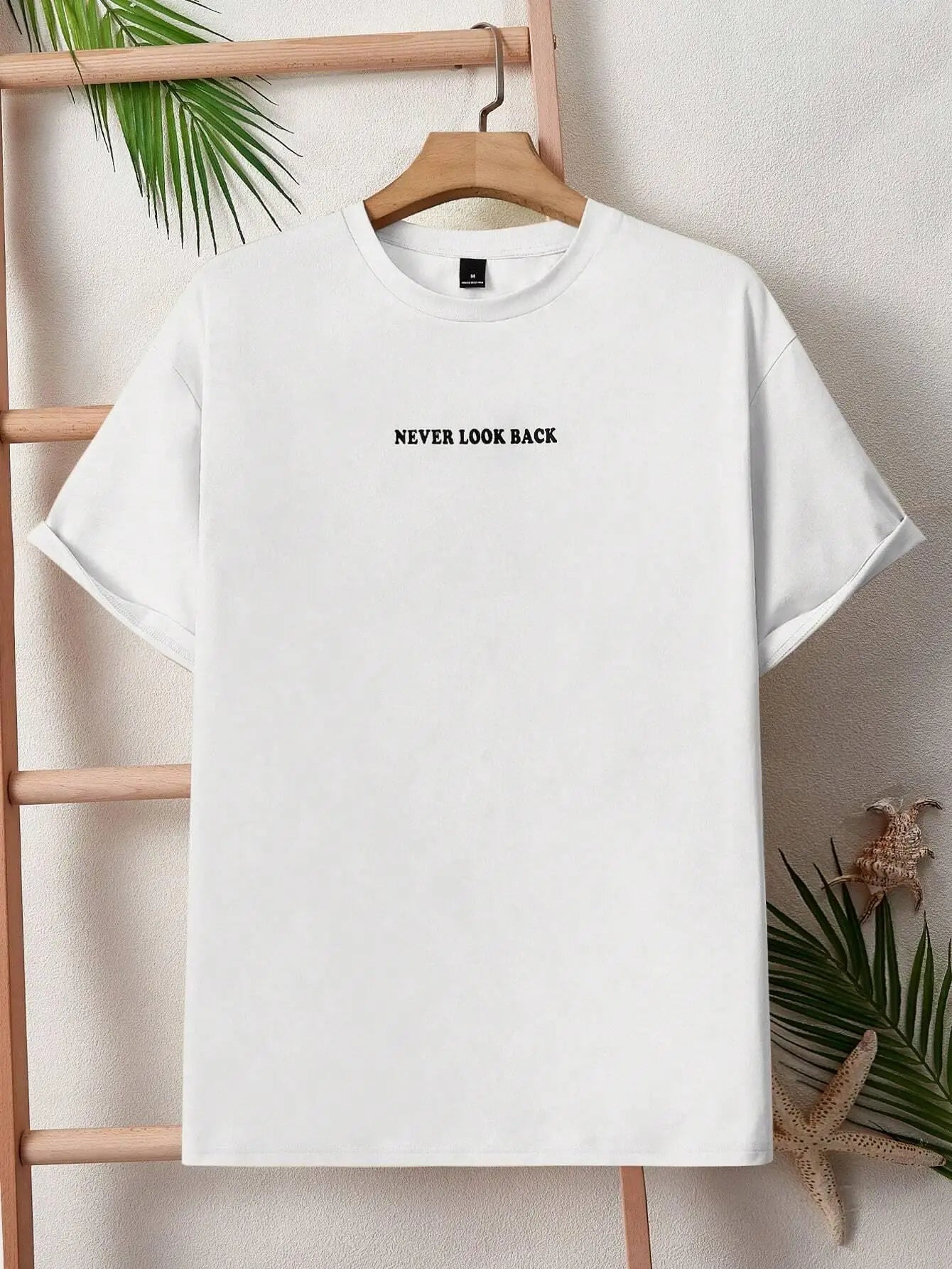 "Never Look Back" (graphic tee)